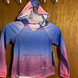 ASICS Little Girls Hooded Super Fade Top